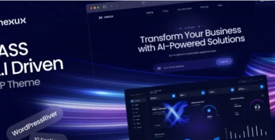 Nexux Saas Landing Page WordPress Theme