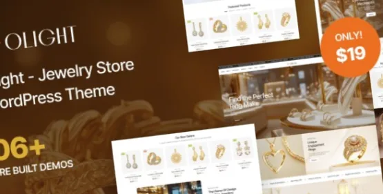 Olight Jewelry Store WordPress Theme