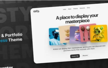 Osty (v1.3) Creative Agency and Portfolio Theme