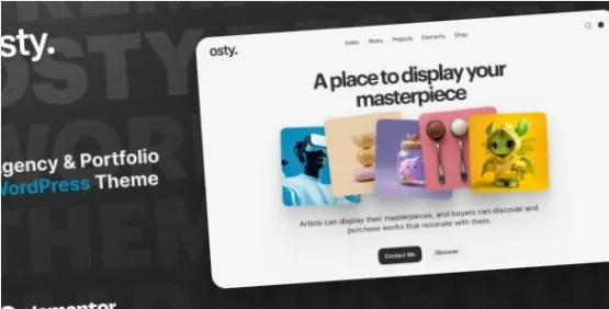 Osty Creative Agency and Portfolio Theme