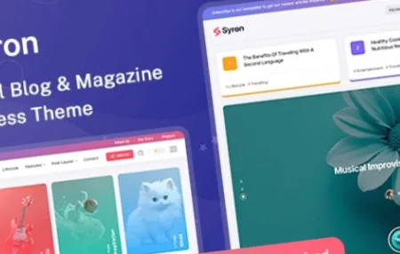 Syron (v1.5.1) Personal Blog & Magazine WordPress Theme