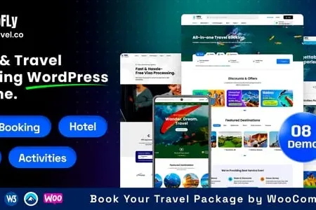 v1.5.0 Gofly – Tour Booking and Travel Agency WordPress Theme Nulled
