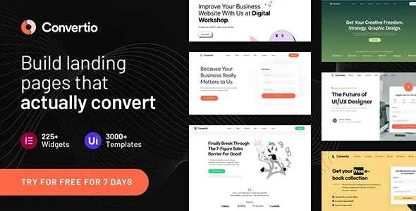 Convertio Conversion Optimized Landing Page Theme