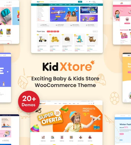 Kidxtore v3.0 Baby Shop and Kids Store WooCommerce Theme Download